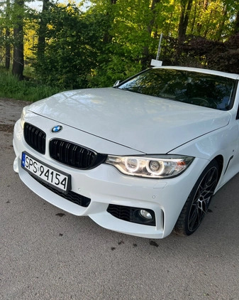 BMW Seria 4 cena 86000 przebieg: 186550, rok produkcji 2014 z Rybnik małe 254